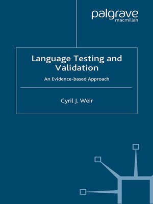 cover image of Language Testing and Validation